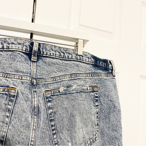 Abercrombie & Fitch The 90s Straight Leg Ultra High Rise Jeans Plus Size 36 22 - Picture 7 of 10